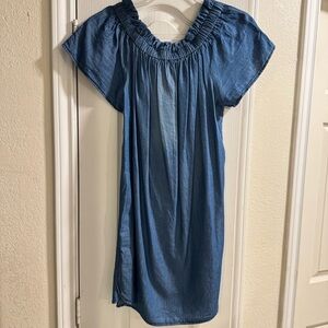 Short Sleeve Shoulder Dress